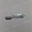 Front fender mark, left side