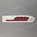 Front fender decal, left side