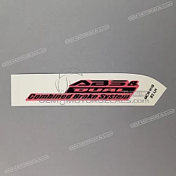 Front fender decal, left side