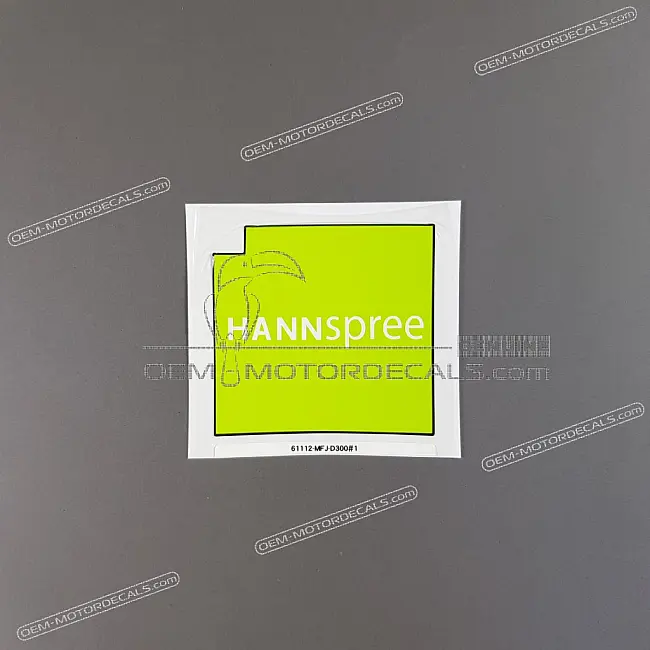 Honda CBR600RR Front Fender Mark P Graphic OEM 61112MFJD30ZA Genuine Factory Original Decal