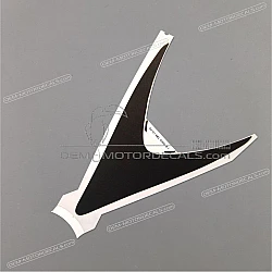 Front cowling decal