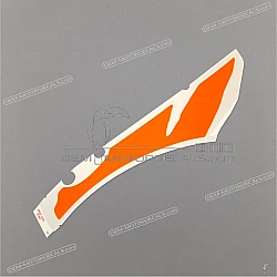 Front cowling decal, right side