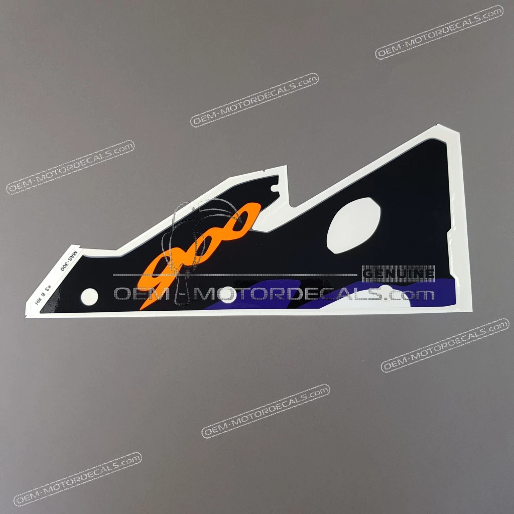 Honda CBR900RR Adesivo serbatoio Lato Destro OEM 64102MAS300ZA