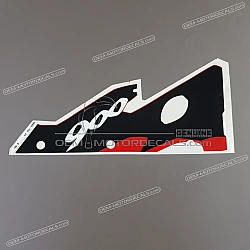 Front cowling decal, right side