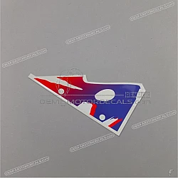 Front cowling decal, right side