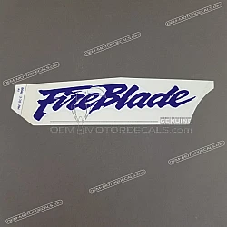 Front cowling decal, right side