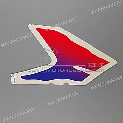 Front cowling decal, left side