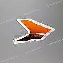 Front cowling stripe, left side