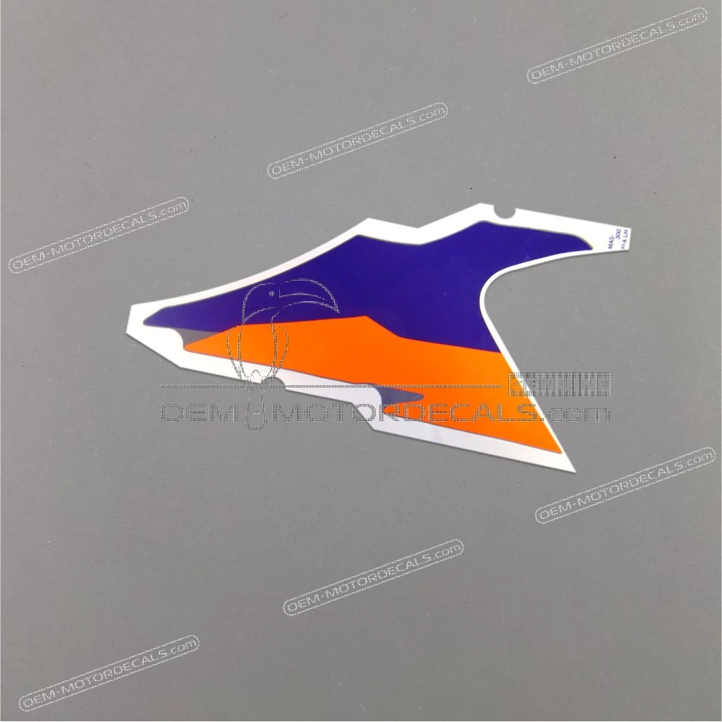 Honda CBR900RR Left Side Front Cowling Graphic Stripe Genuine OEM Part 64151MAS300ZA