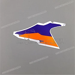 Front cowling decal, left side