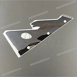 Front cowling decal, left side