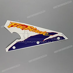 Front cowling decal, left side
