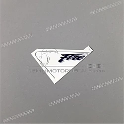 Front cowling decal, left side