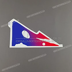 Front cowling decal, left side