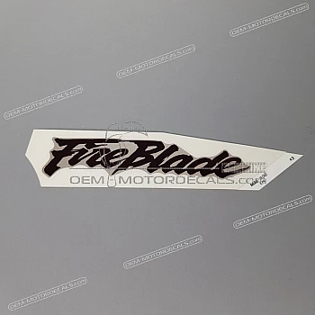 Naklejka na przednią owiewkę (czasza), lewa strona