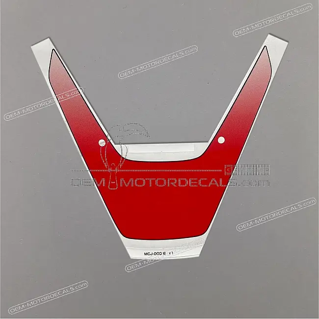 Honda CBR900RR Aufkleber obere Verkleidung OEM 64162MCJ000ZA