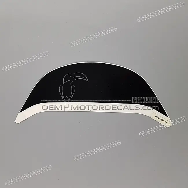 Honda CBR600F Hurricane Adesivo Parabrezza OEM 64202MBW300ZA