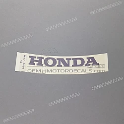 Front cowling decal