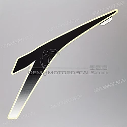 Front cowling decal, right side
