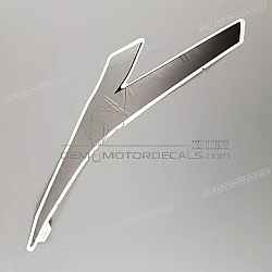Front cowling decal, left side