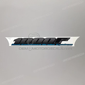 Front cowling decal