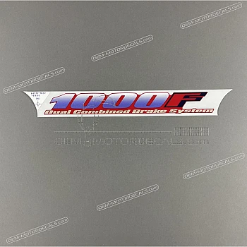 Front cowling decal