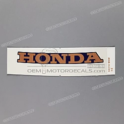 Naklejka na przednią owiewkę (czasza)