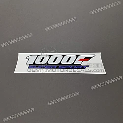 Side cowling decal