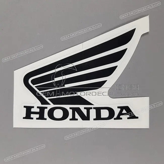 Honda CBF125 front cowling wing emblem left side OEM 64215KWF640ZA