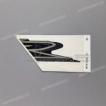 Bovenkuip sticker, rechterkant