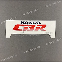 Front cowling decal