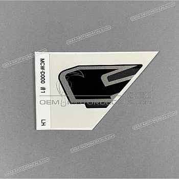 Bovenkuip sticker, linkerkant