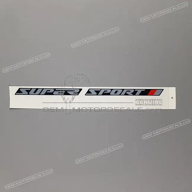 Honda CBR1000F Adesivo carenatura superiore MARK B R lato destro OEM 64216MM5300ZC