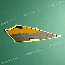Front cowling decal, right side