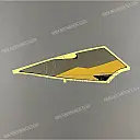 Front cowling stripe, right side