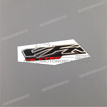 Side cowling decal, right side