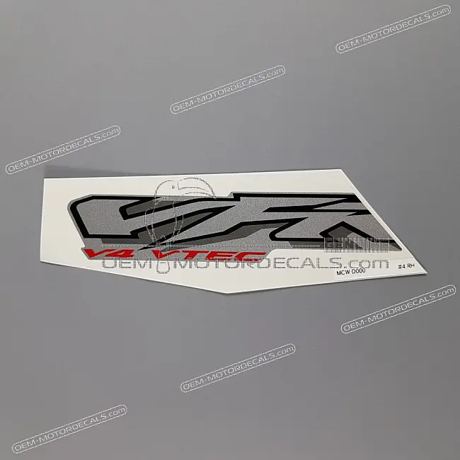 Honda VFR800 Adesivo carenatura anteriore destra Lato destro OEM 64217MCWD00ZD