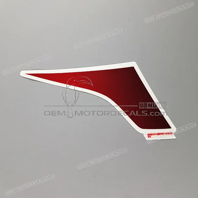 Honda CB1000R Meter Vizier Sticker Linkerkant OEM 64217MFND40ZA
