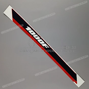 Front cowling decal, left side