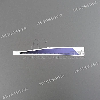 Front cowling decal, left side