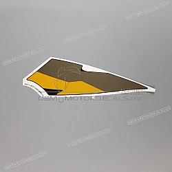 Front cowling decal, left side