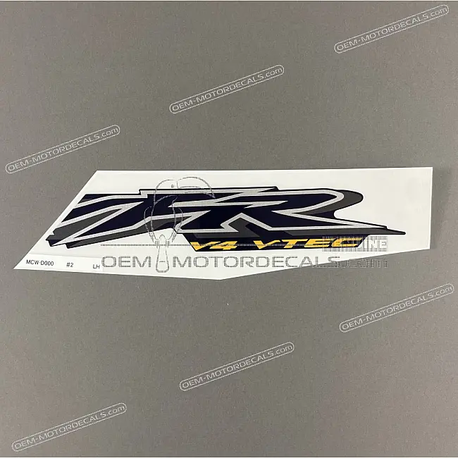 Honda VFR800 Linker Voorkant Kuipdeel Embleem Linkerkant OEM 64218MCWD00ZB