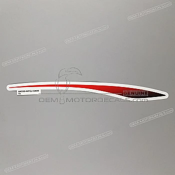 Front cowling decal, right side