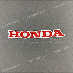 Front cowling decal