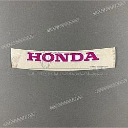 Front cowling decal