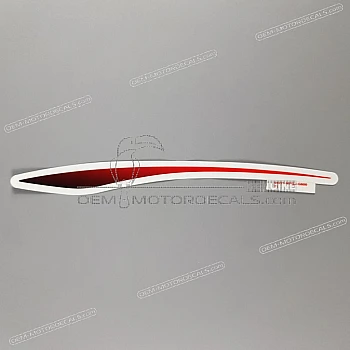 Front cowling decal, left side
