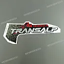 Autocollant TRANSALP côté droit du carénage