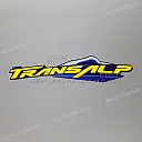 Front side cowl TRANSALP graphic, left side