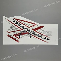 Side cowling decal, left side
