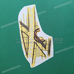 Side cowling decal, left side
